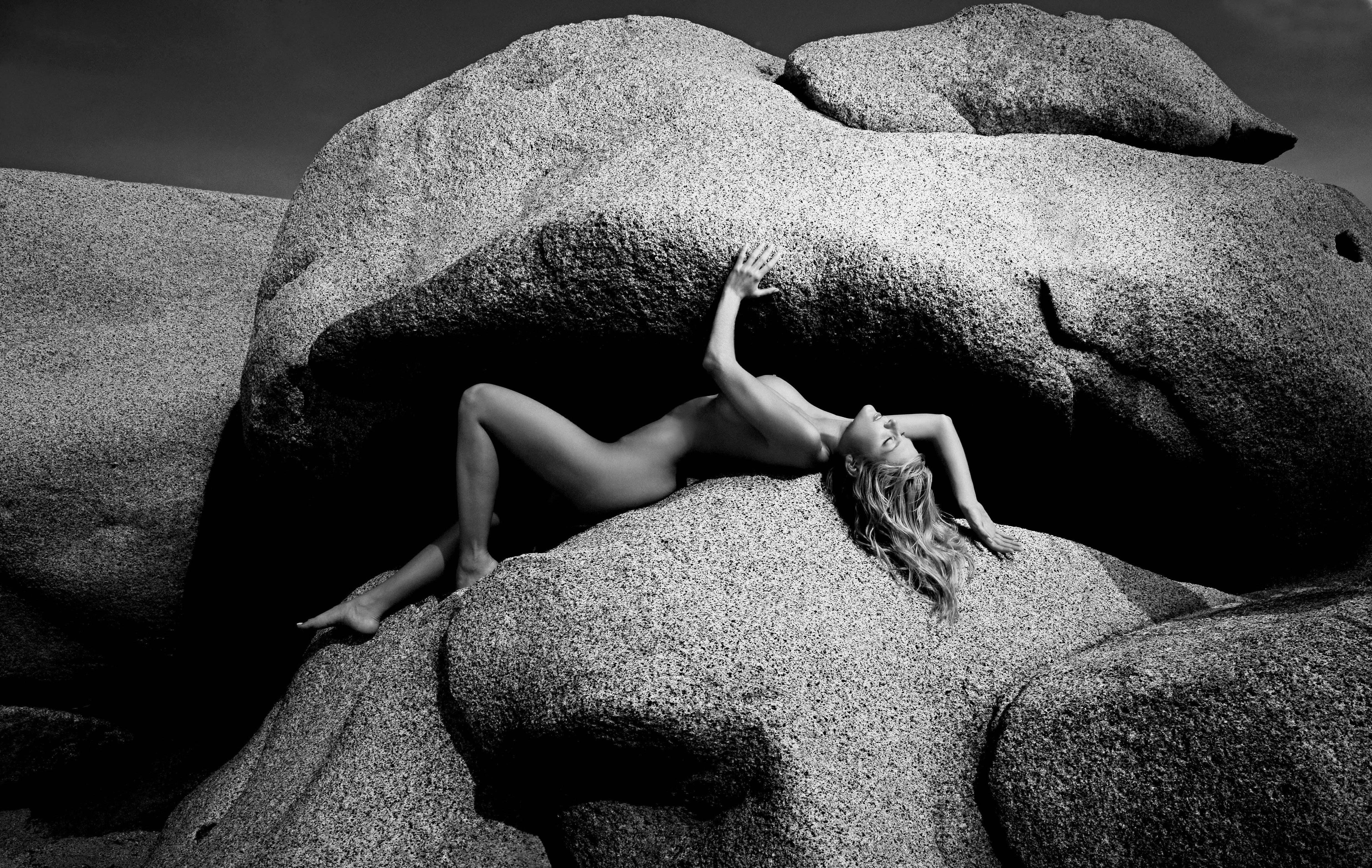 Mauricio Velez Nude Photograph - Half Angels Half Demons #16, Nude in a landscape color photograph