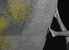 Half Angels Half Demons #18, Nude in a landscape. B&W and color photograph