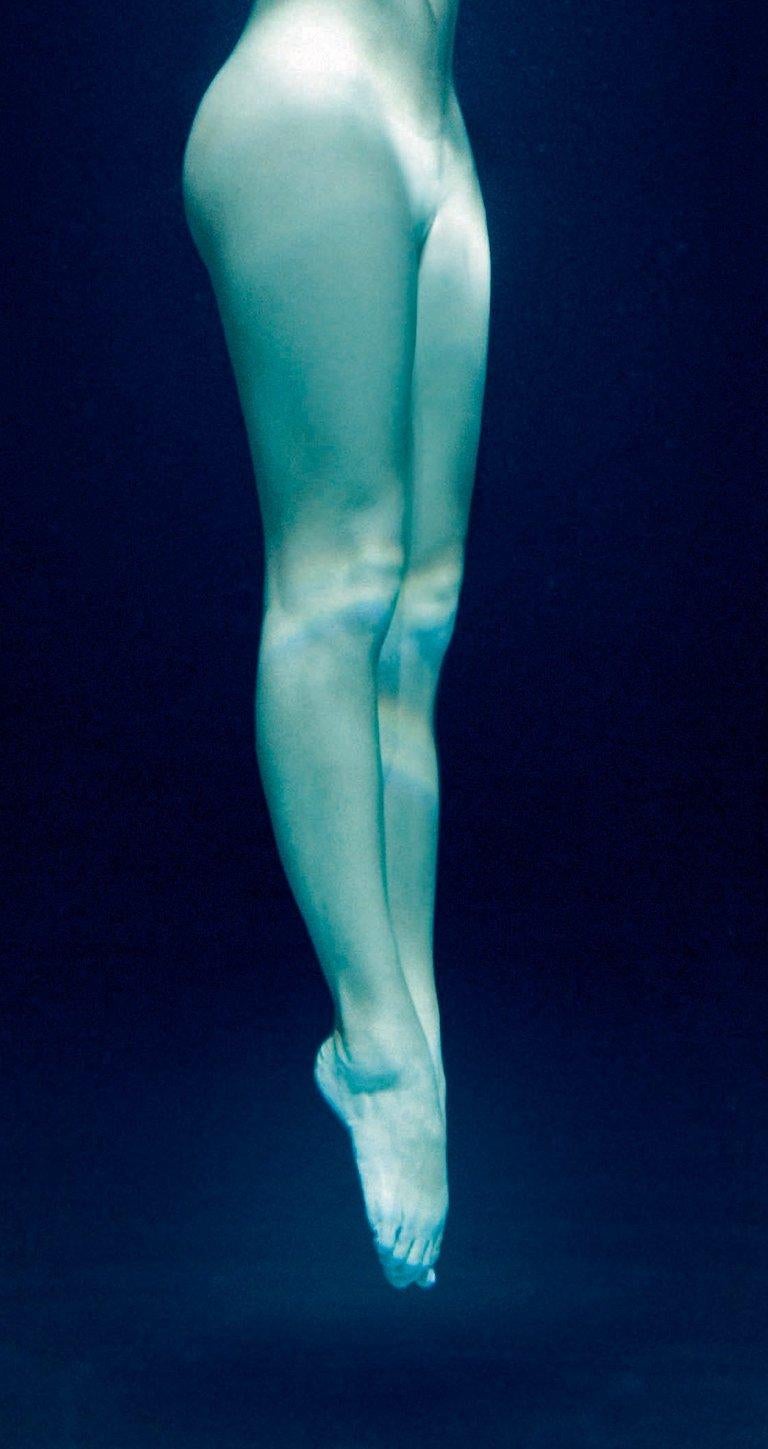 Half Angels Half Demons #4, Underwater nude color photograph  - Contemporary Photograph by Mauricio Velez