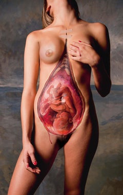 Halb Engel halb Dämonen #47, Nackt. Limitierte Auflage Farbfotografie