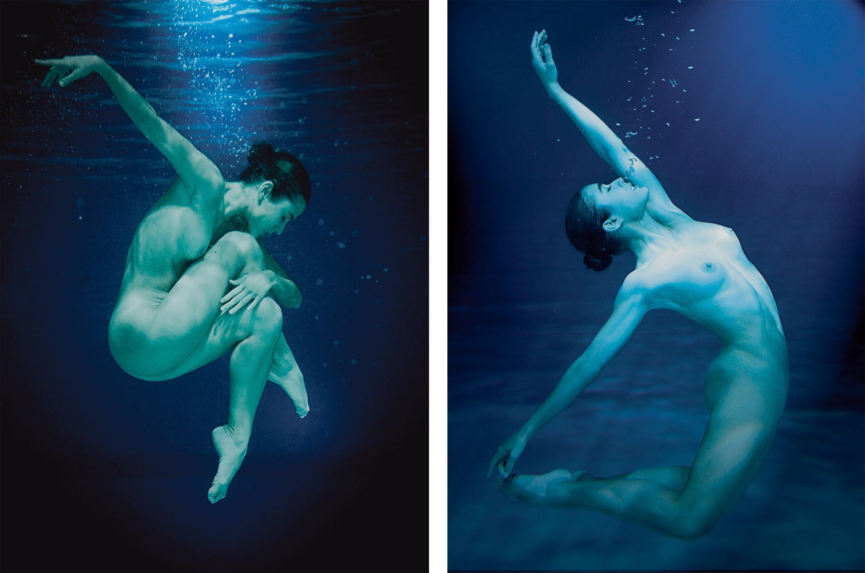 Mauricio Velez Color Photograph - Half Angels Half Demons #5 and #6. Undrewater Limited edition photograph