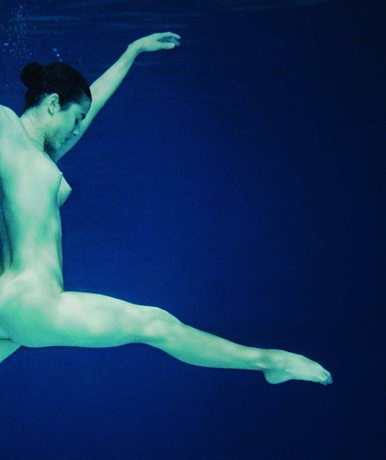  Half Angels Half Demons #8, Underwater nude limited edition color photograph - Contemporary Photograph by Mauricio Velez