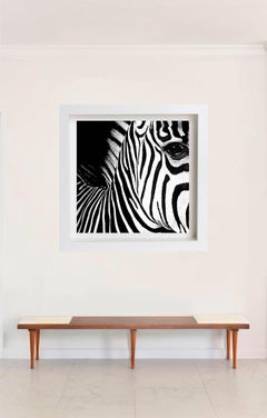 Half Angels Half Demons - Zebra #26, Black and White Photography