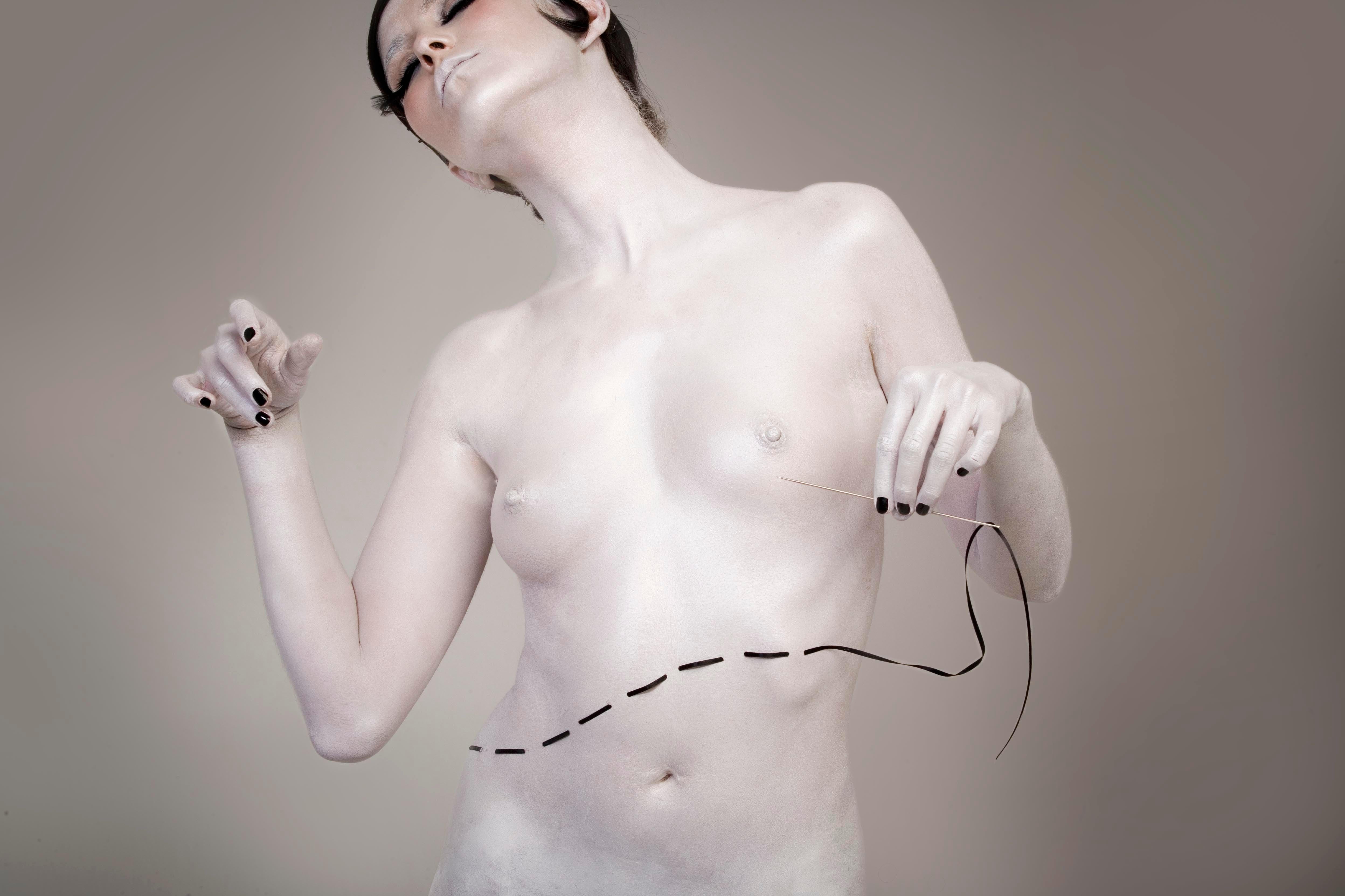  Diptych From the  'Beauty and Fantasy' series. Nude Color photograph - Photograph by Mauricio Velez