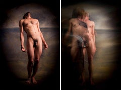 Untitled I and VIII, Diptych, From the Half Angels Half Demons series. Male Nude