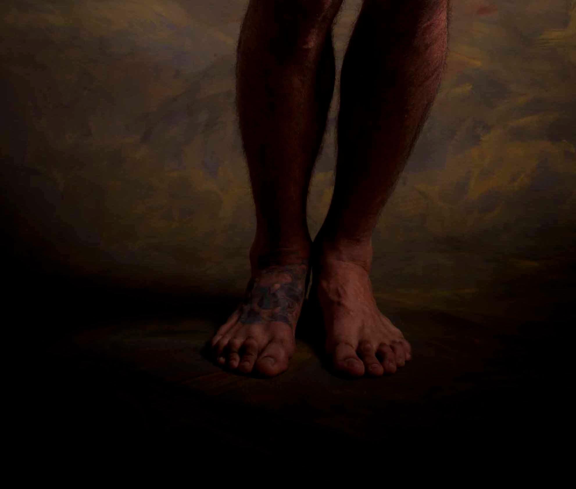Untitled I, Half Angels Half Demons. Male Nude Color photograph - Contemporary Photograph by Mauricio Velez