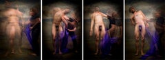 Ohne Titel II, III, IV und V,  Aus der Serie Half Angels Half Demons. Männlicher Akt
