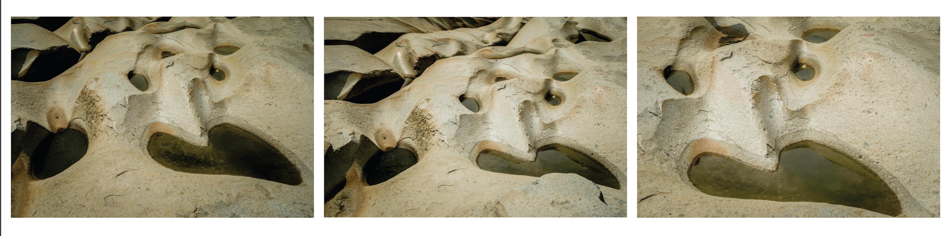 Mauricio Velez Color Photograph - Untitled V, Untitled VI and Untitled IV Triptych. Abstract color photographs