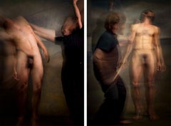 Sans titre VI et IX, Diptyque, de la série Half Angels Half Demons. Nu masculin