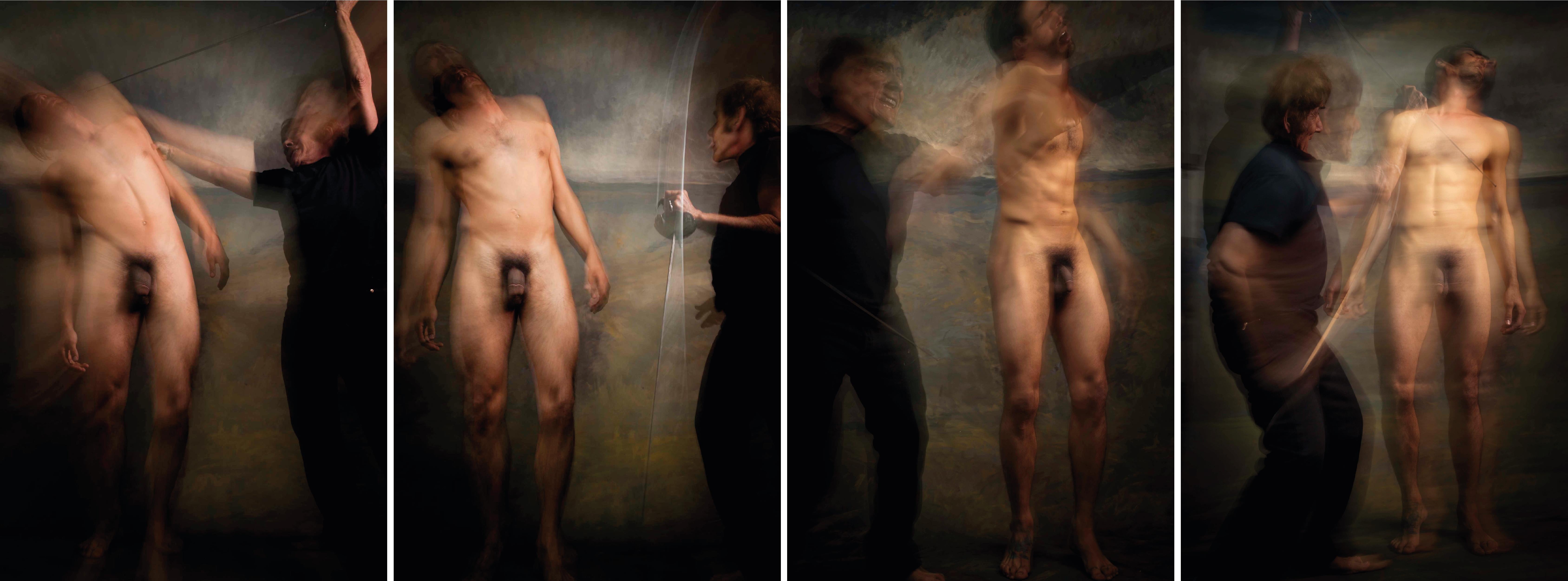 Mauricio Velez Nude Photograph - Untitled VI, VII, XI and IX. From the Half Angels Half Demons series. Male Nude 