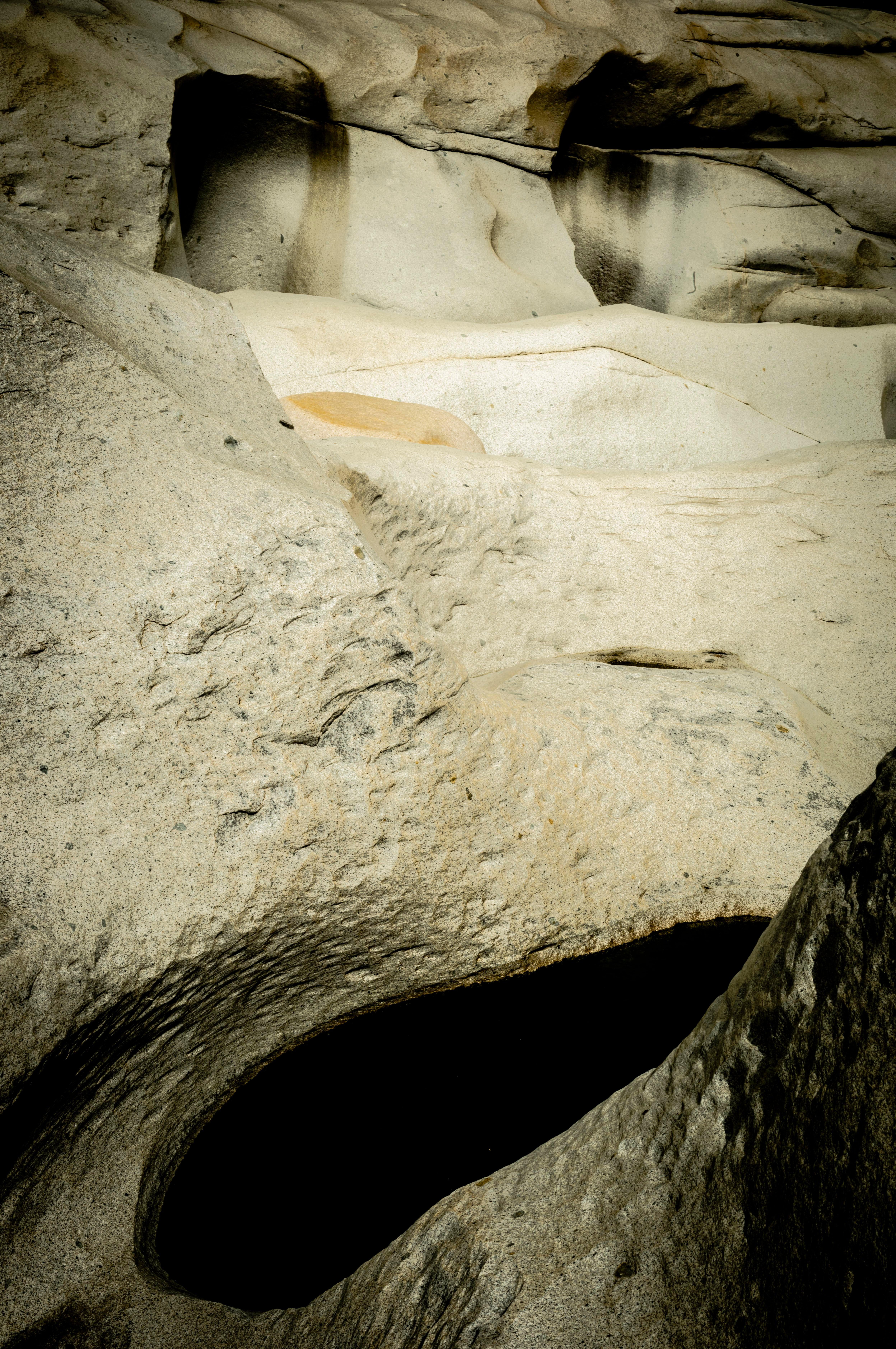 Untitled VIII & Untitled II, Abstract rocks landscape color photograph - Contemporary Photograph by Mauricio Velez