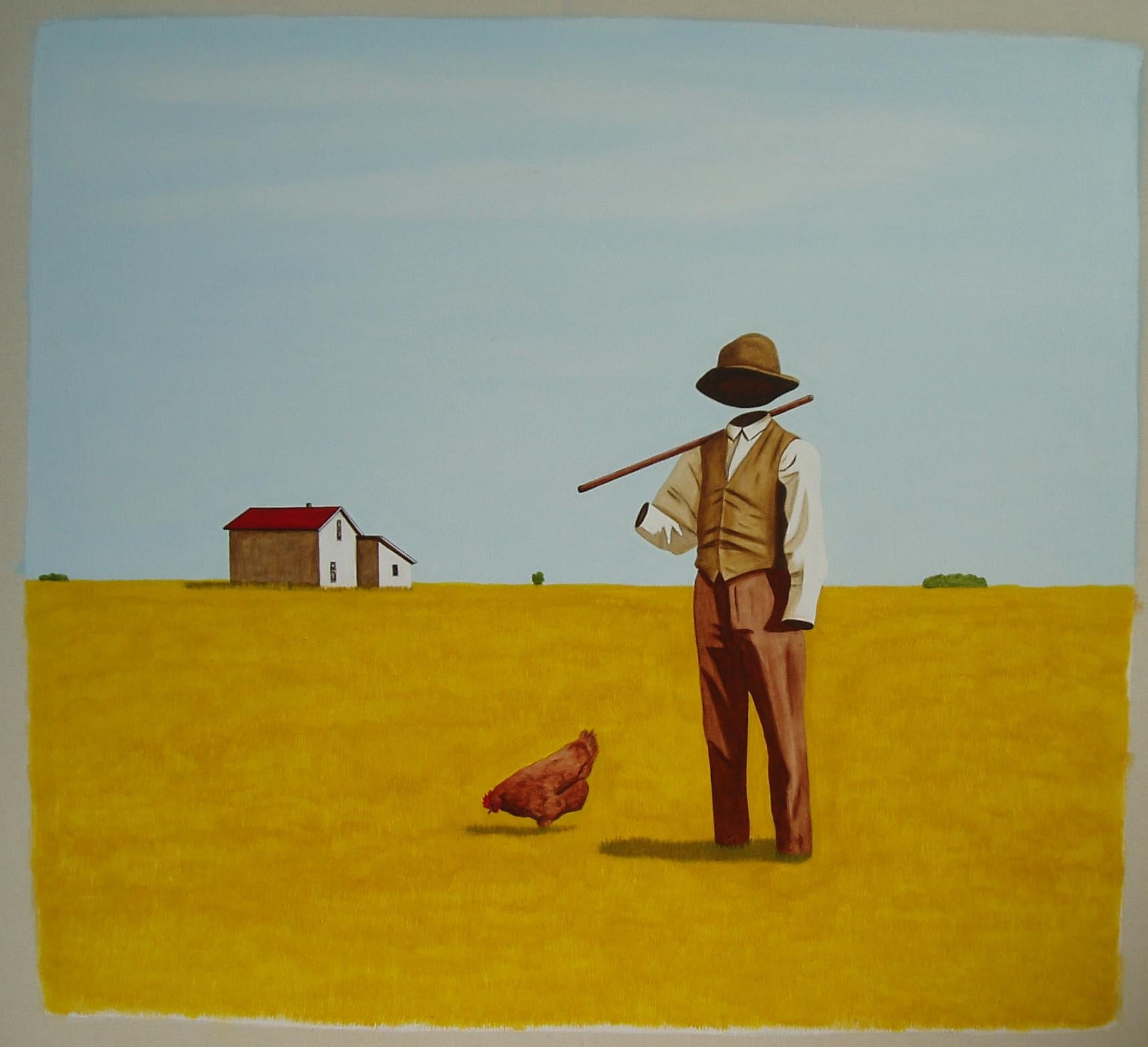 Mauricio Vergara Landscape Painting - Algun Dia - figurative painting, landscape painting