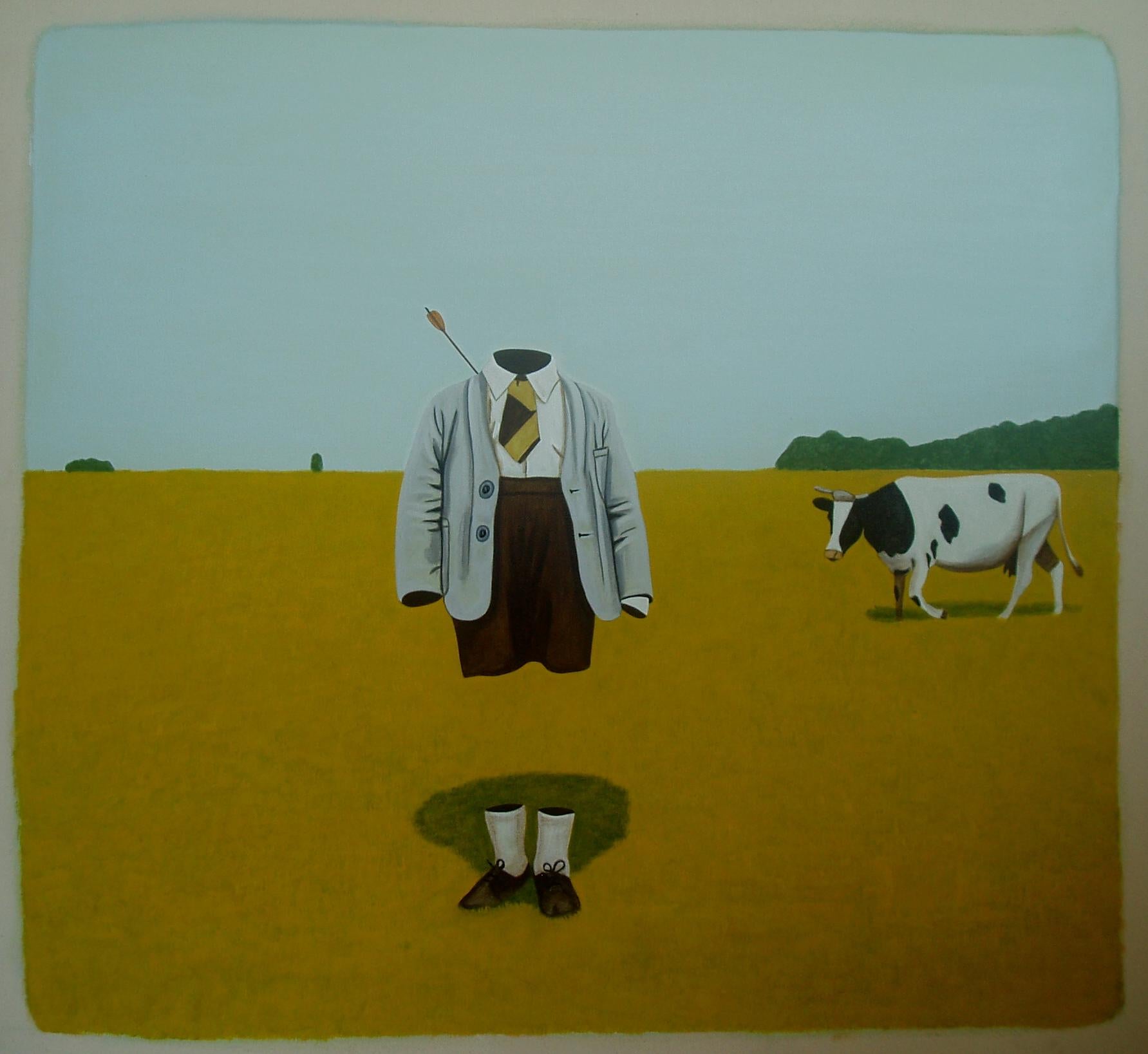 Como Seria - figurative Malerei, Landschaftsmalerei (Surrealismus), Painting, von Mauricio Vergara