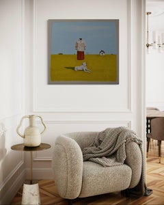 Dulce Nostalgia - pintura figurativa, pintura de paisaje