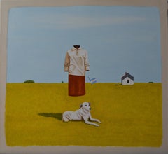 Dulce Nostalgia - pintura figurativa, pintura de paisaje