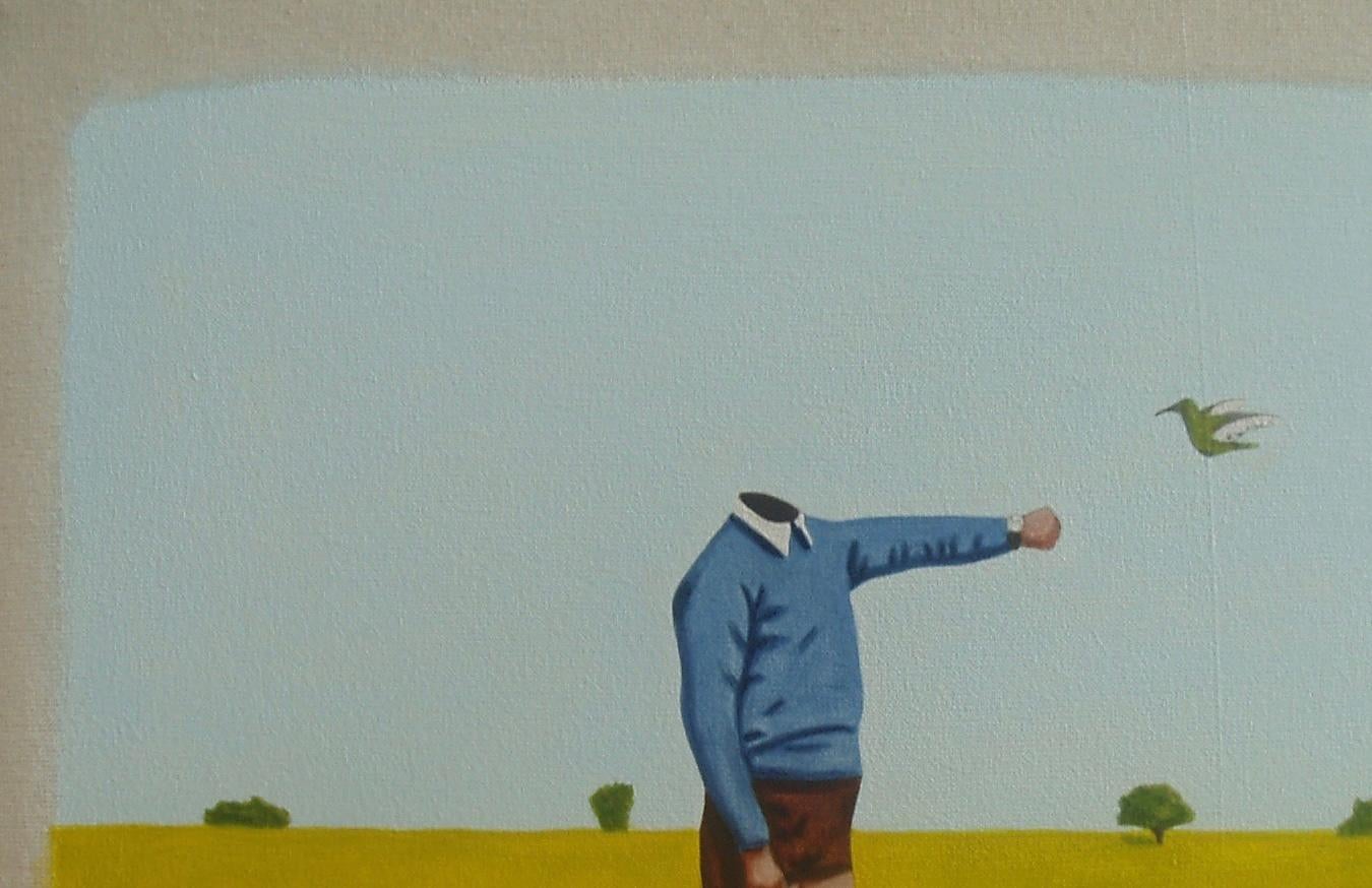 El Engano - peinture figurative, peinture de paysage - Painting de Mauricio Vergara