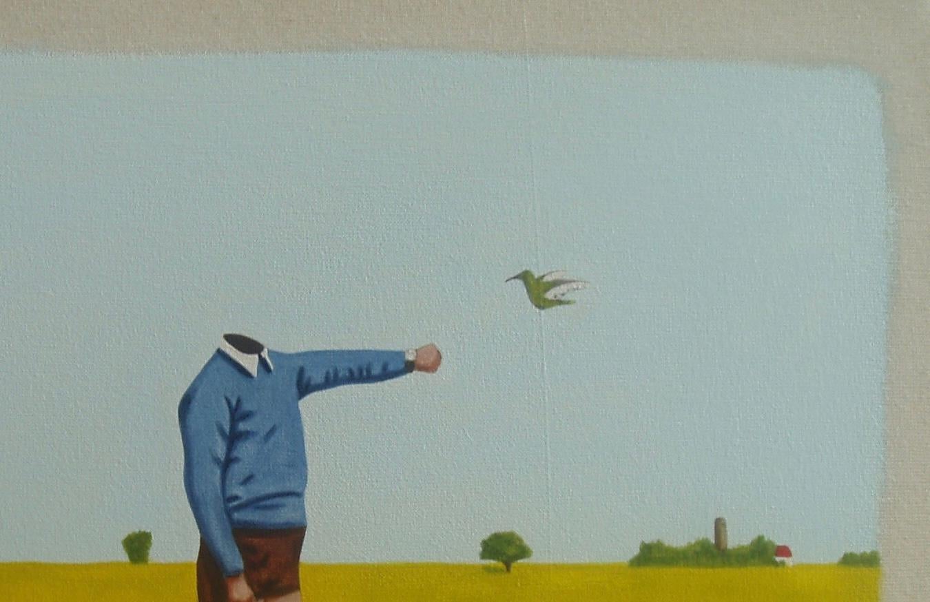 El Engano - peinture figurative, peinture de paysage en vente 1