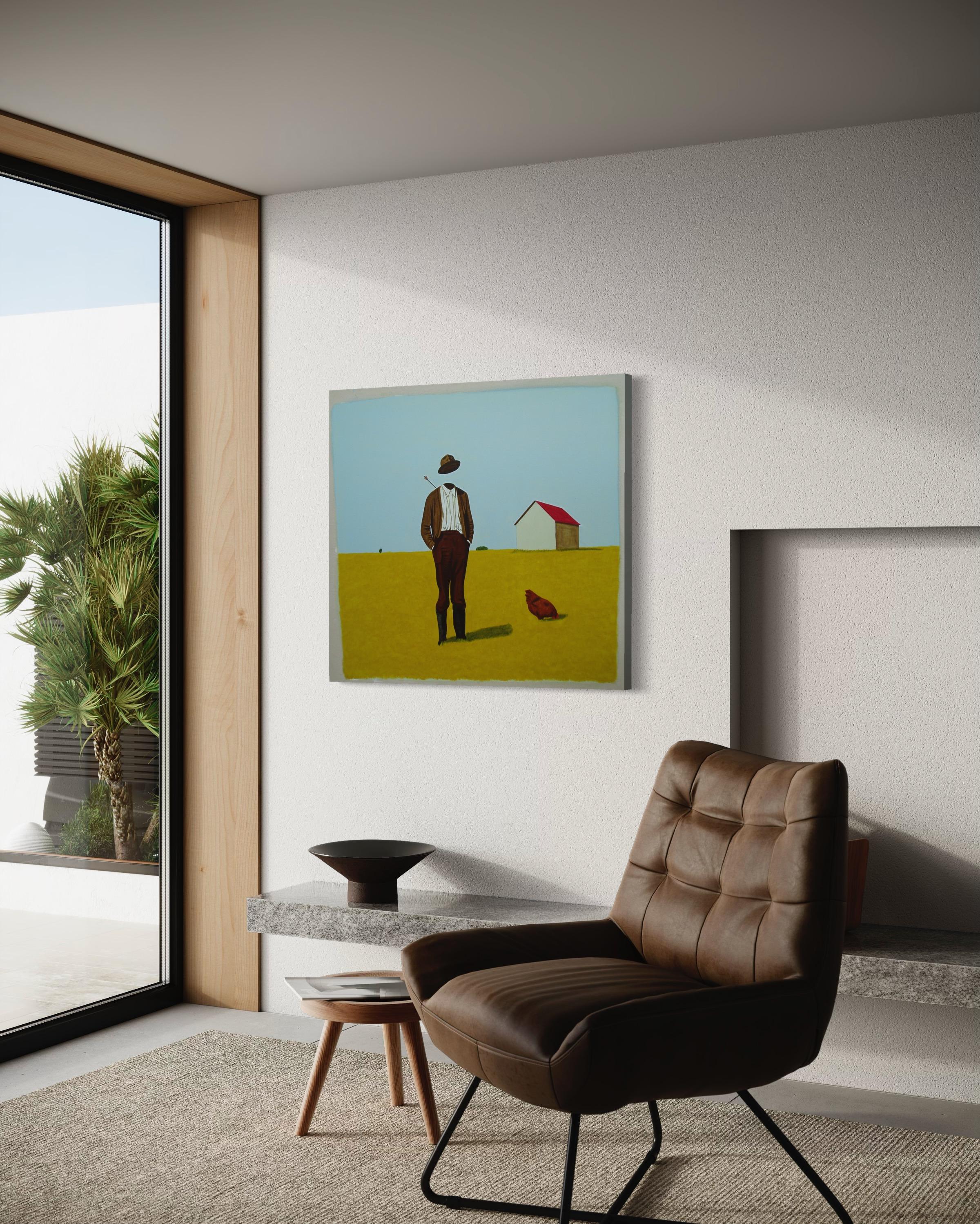 Peinture figurative, peinture de paysage - Surréalisme Painting par Mauricio Vergara