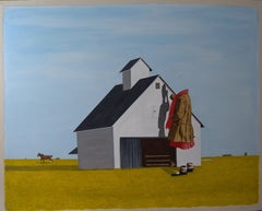 Ya te Olvide - peinture figurative, peinture de paysage, peinture surréaliste