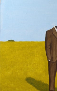 Yo No Vendra - figurative painting, landscape painting