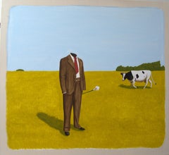 Yo No Vendra - figurative painting, landscape painting