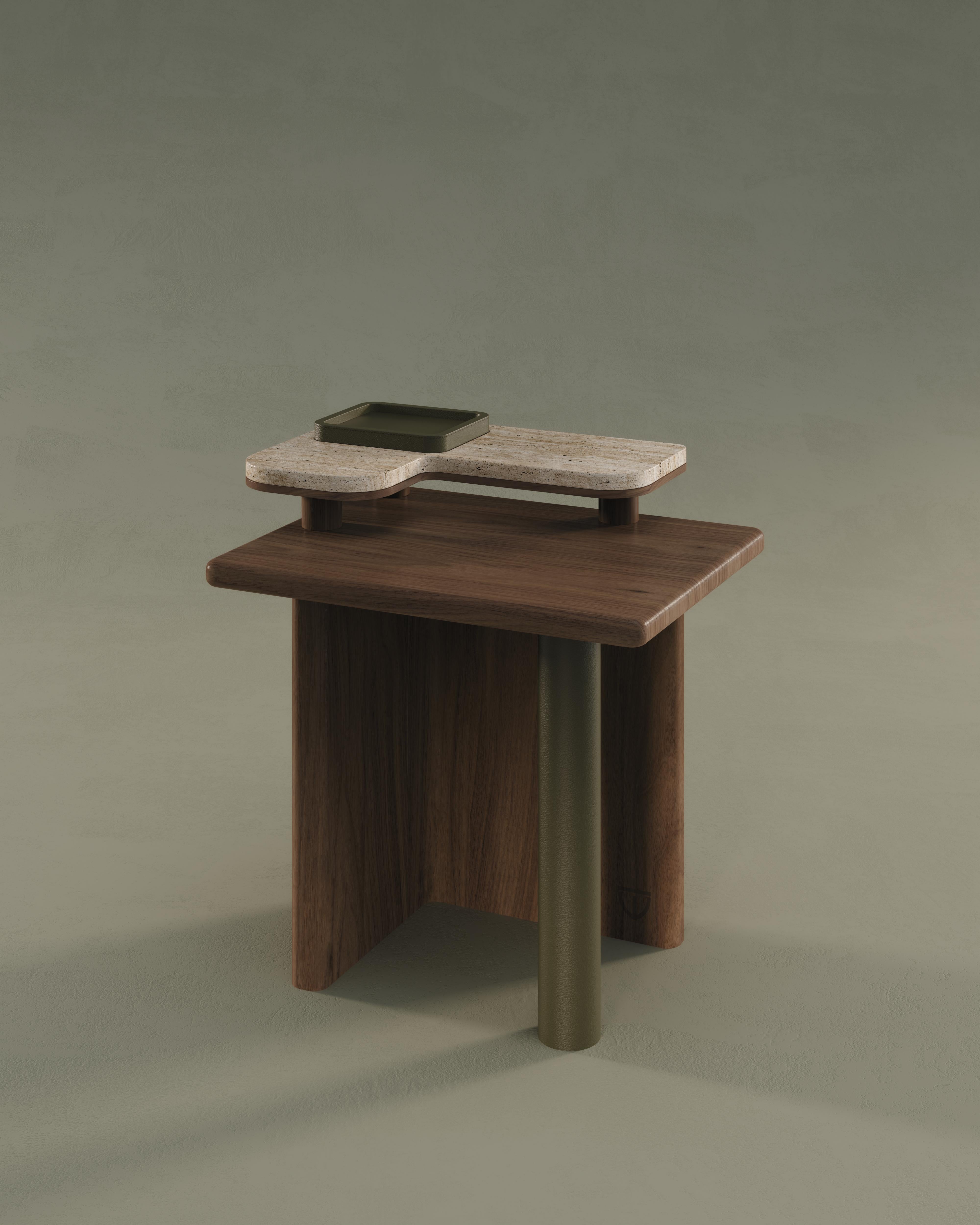 Table d'appoint Maurier Made in Portugal By Wood Tailors Club en vente 4