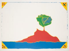 Island - Original Screen Print by Maurilio Catalano - 1970s