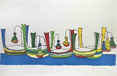 Porto di Venezia - Litografia di Maurilio Catalano - Anni '70