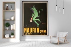 Maurin Quina 1906 French Vintage Alcohol Poster, Leonetto Cappiello