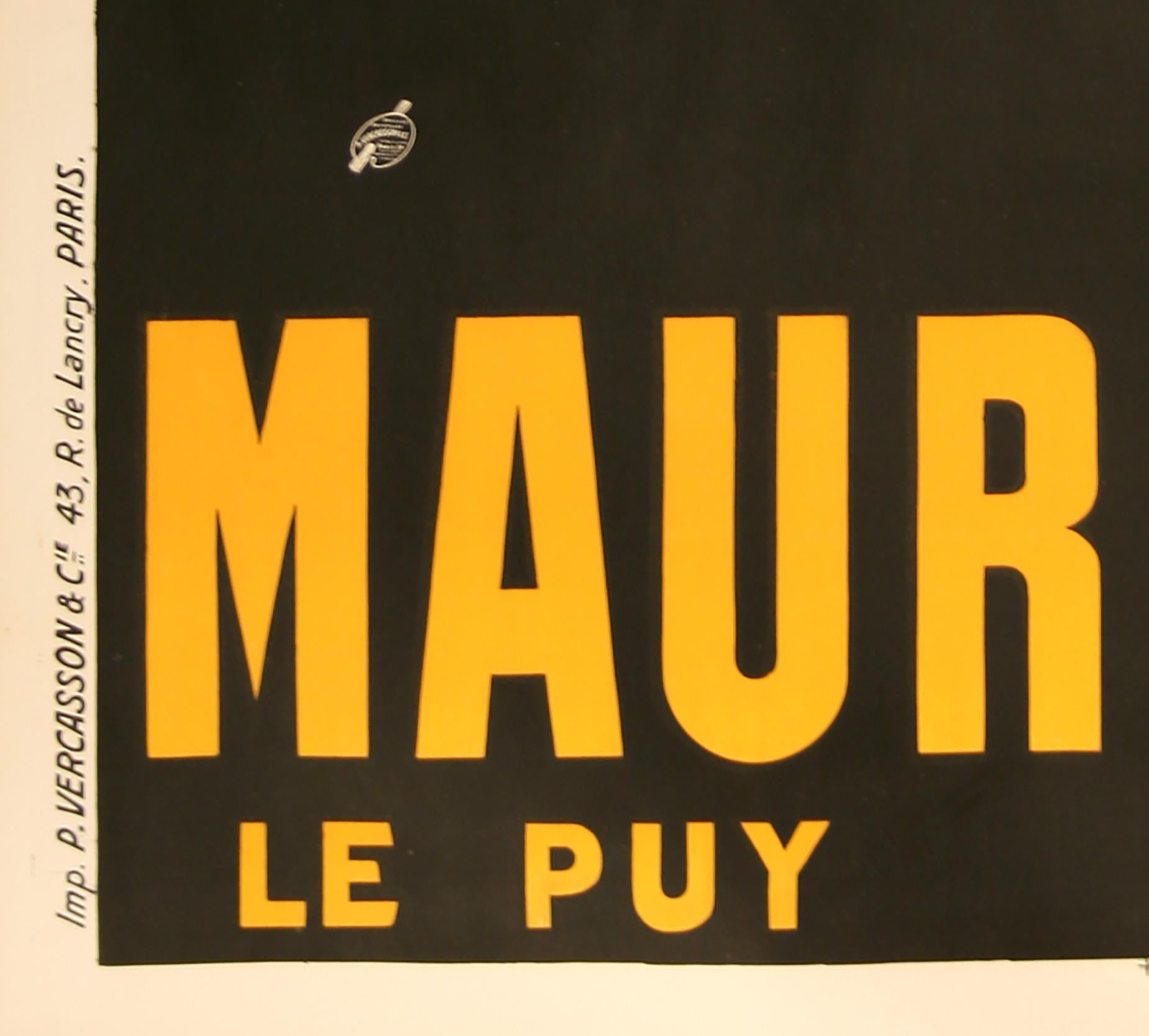 Lin Affiche publicitaire en alcohol français vintage Maurin Quina, 1906, Cappiello en vente