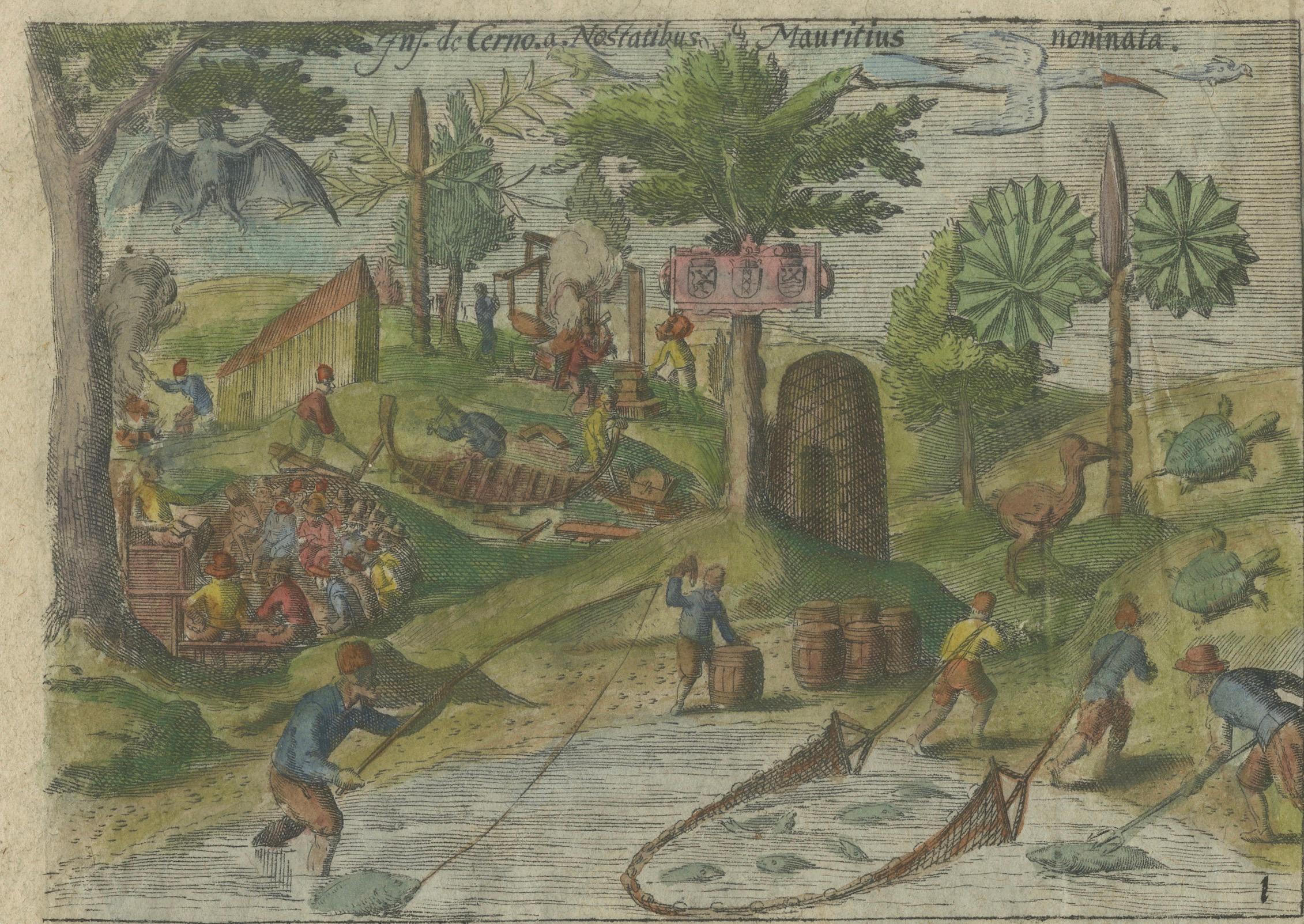 Mauritius, Isole Banda, Ternate e Tuban - Orlers, Leiden 1610 in vendita 2