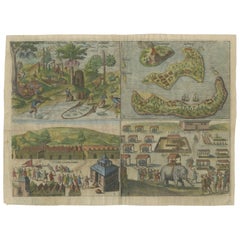 Mauritius, Isole Banda, Ternate e Tuban - Orlers, Leiden 1610