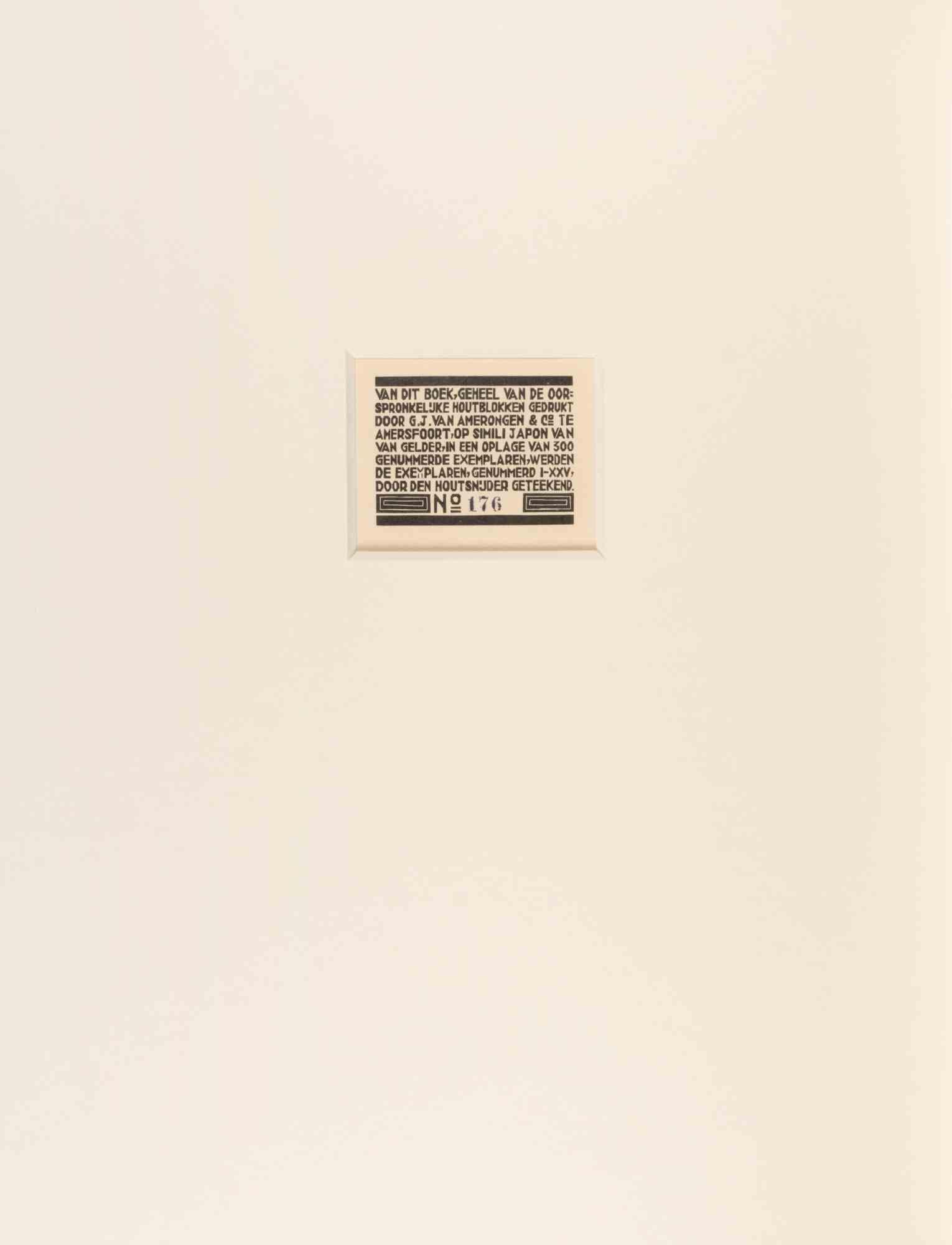 Colophon - Woodcut by Maurits Cornelis Escher - 1931 For Sale 1