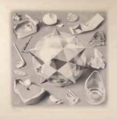 Contrast from Order and Chaos by Maurits Cornelis Escher 1950