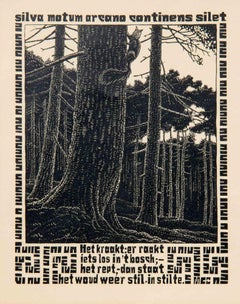 Squirrel - Woodcut by Maurits Cornelis Escher - 1931