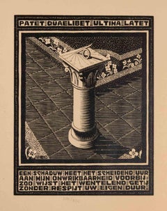 Meridiana - Xilografia di Maurits Cornelis Escher - 1931