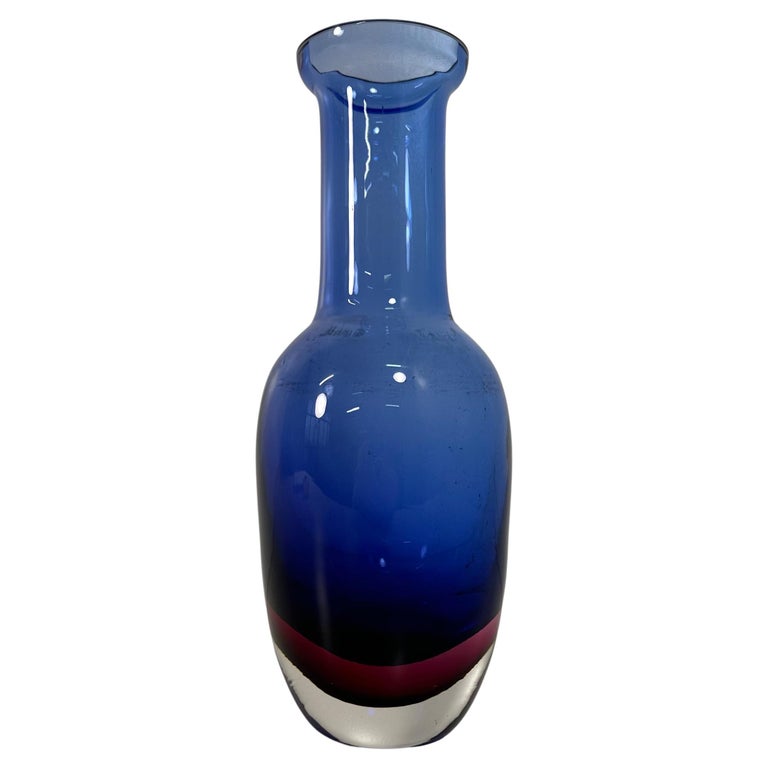 Albarelli Maurizio Albarelli Seguso Sommerso Vase, 1990s For Sale at 1stDibs