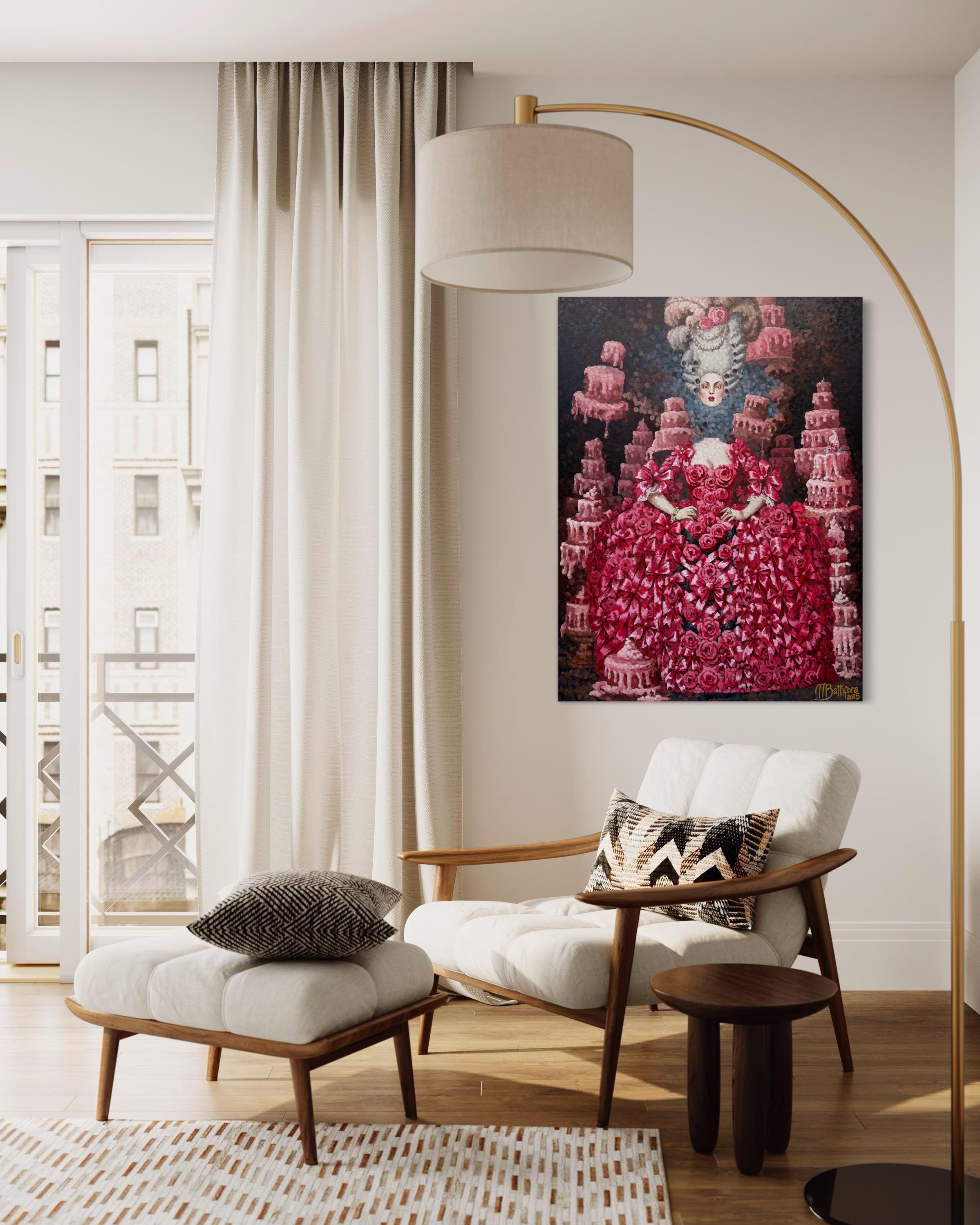 A Piece of Cake - Modern Painting by Maurizio Battifora