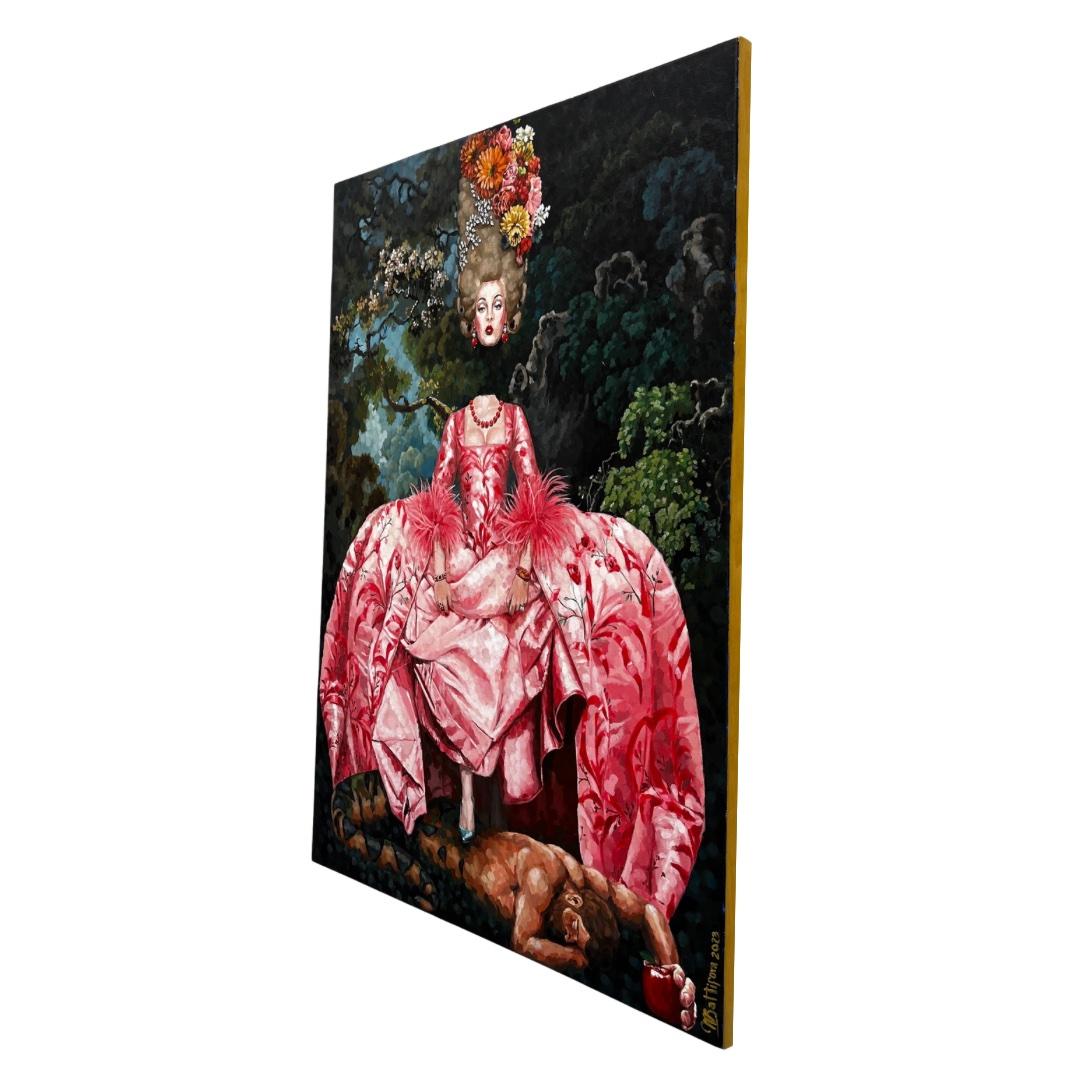 Una passeggiata nel parco - Painting di Maurizio Battifora