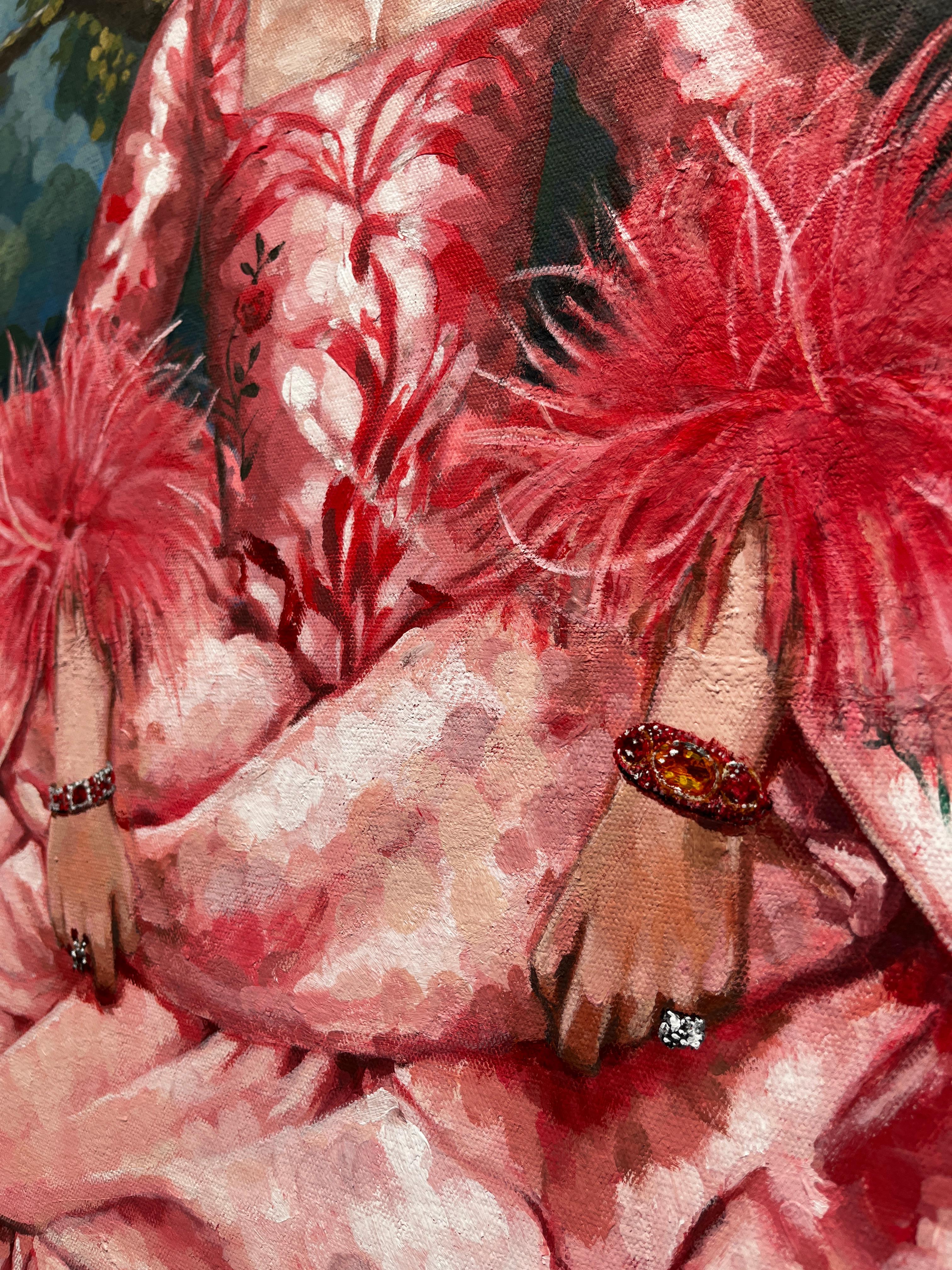 Un dipinto figurativo a pointillisme scuro e vivido di Marie Antoinette dell'artista Mauricio Battifora che raffigura una scena ispirata ad Adamo ed Eva.


Negli ultimi 7 anni Battifora si è ispirato alla donna simbolo, Marie Antoinette. Lei è una