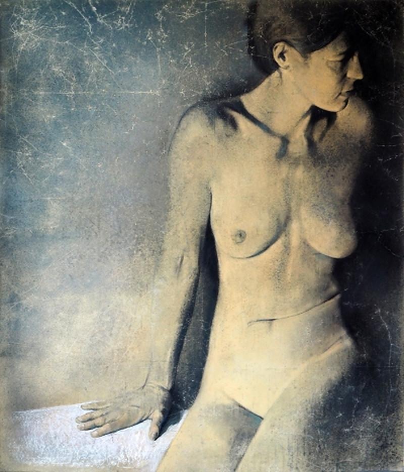 Figurative Painting di Maurizio BONFANTI - Figura Femminile, 2010