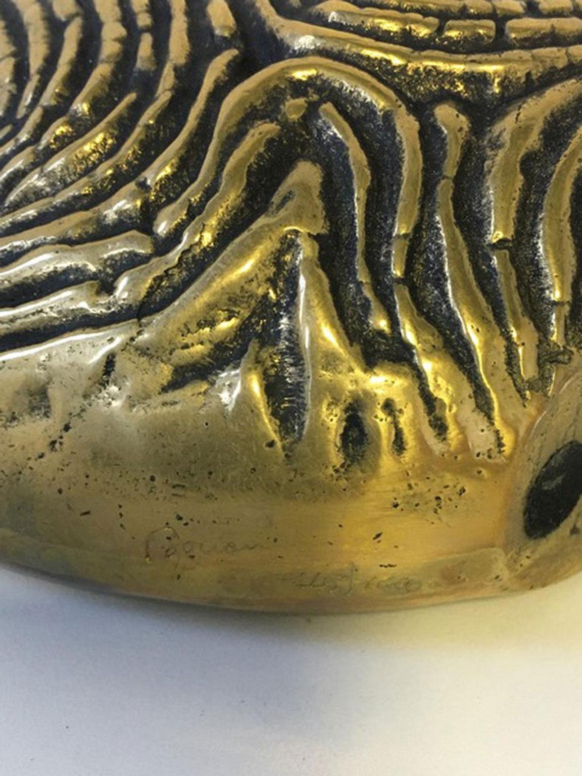 1985 Italia Scultura astratta postmoderna in bronzo la Luna in vendita 13