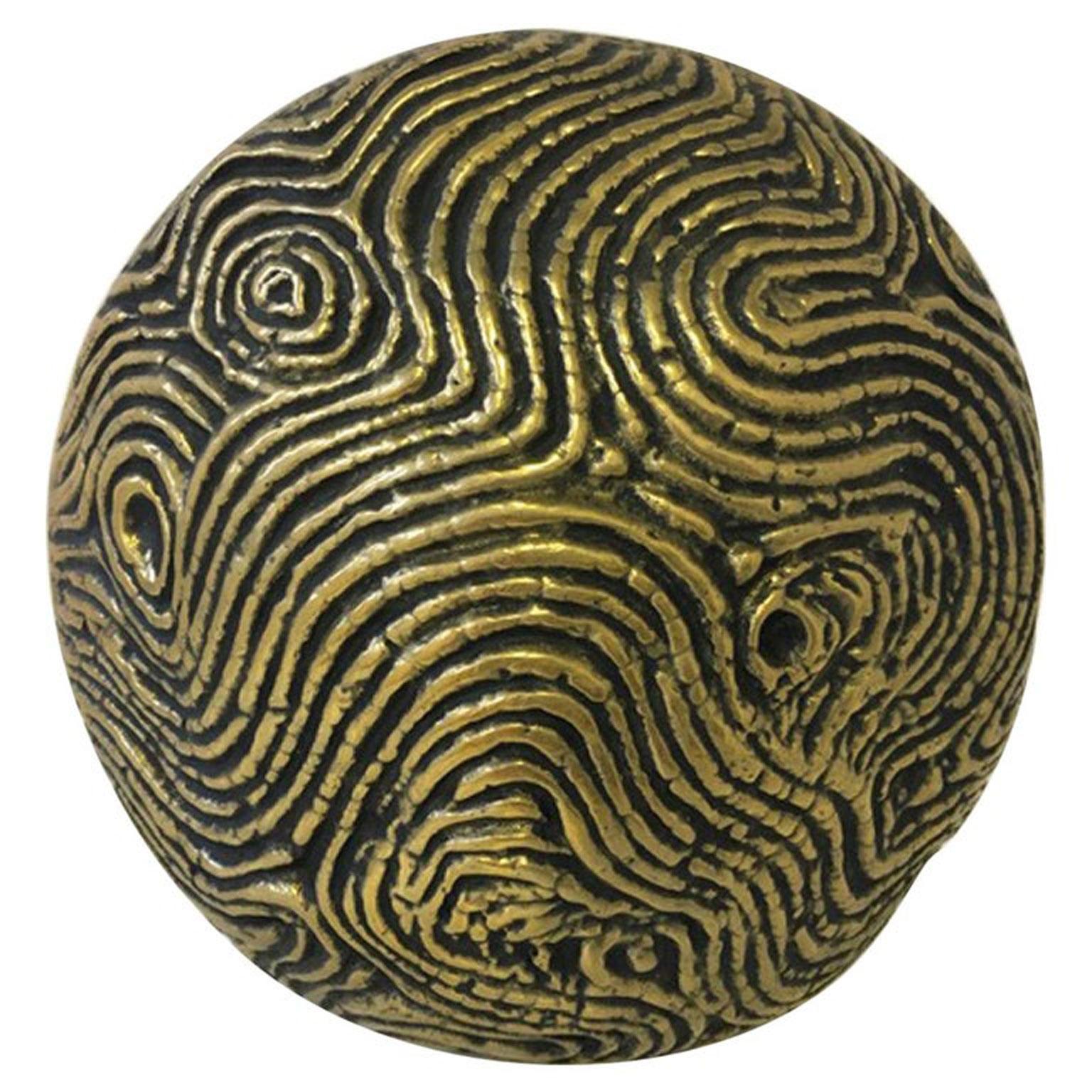 Abstract Sculpture di Maurizio Bonora - 1985 Italia Scultura astratta postmoderna in bronzo la Luna