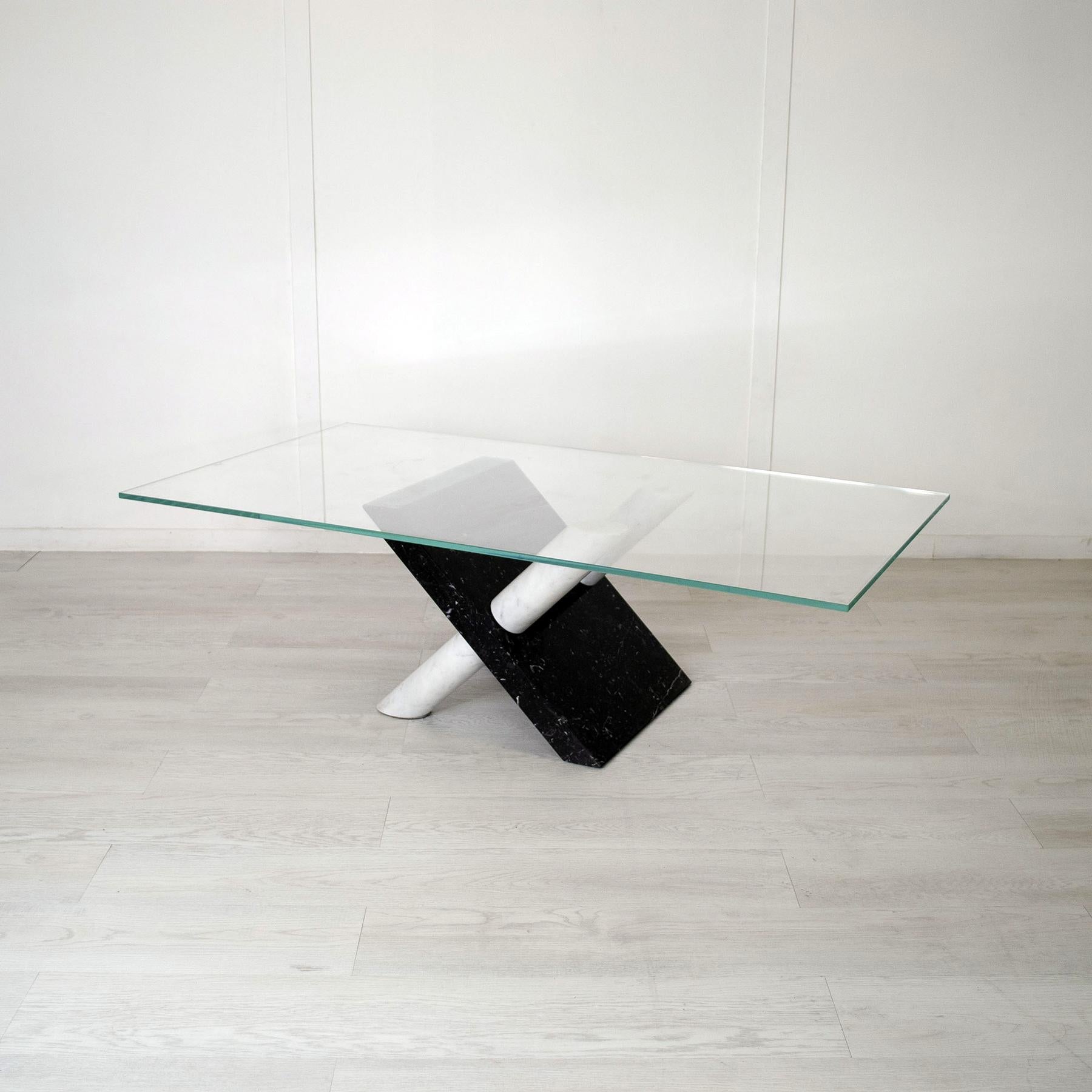 Mid-Century Modern Table basse Maurizio Cattelan 1980. en vente