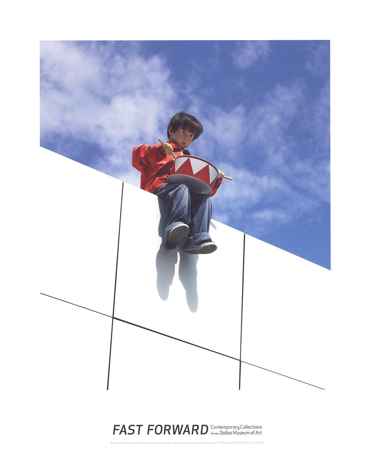 Cattelan Drummer Boy 2003 Offset Print, Surrealist, First Edition