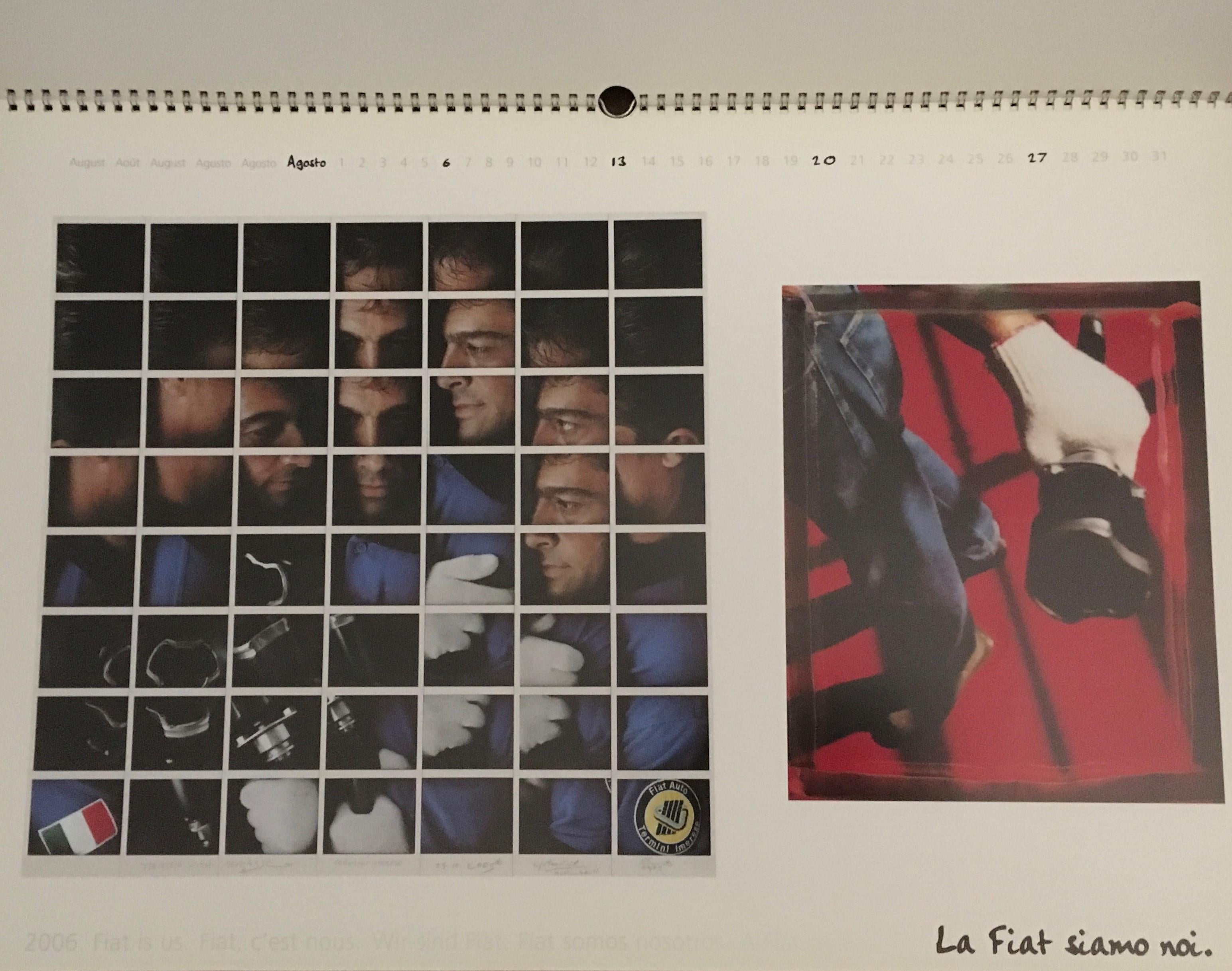 We're FIAT Maurizio Galimberti FIAT Calendar 2006 Pop Polaroid Prints on Paper For Sale 2