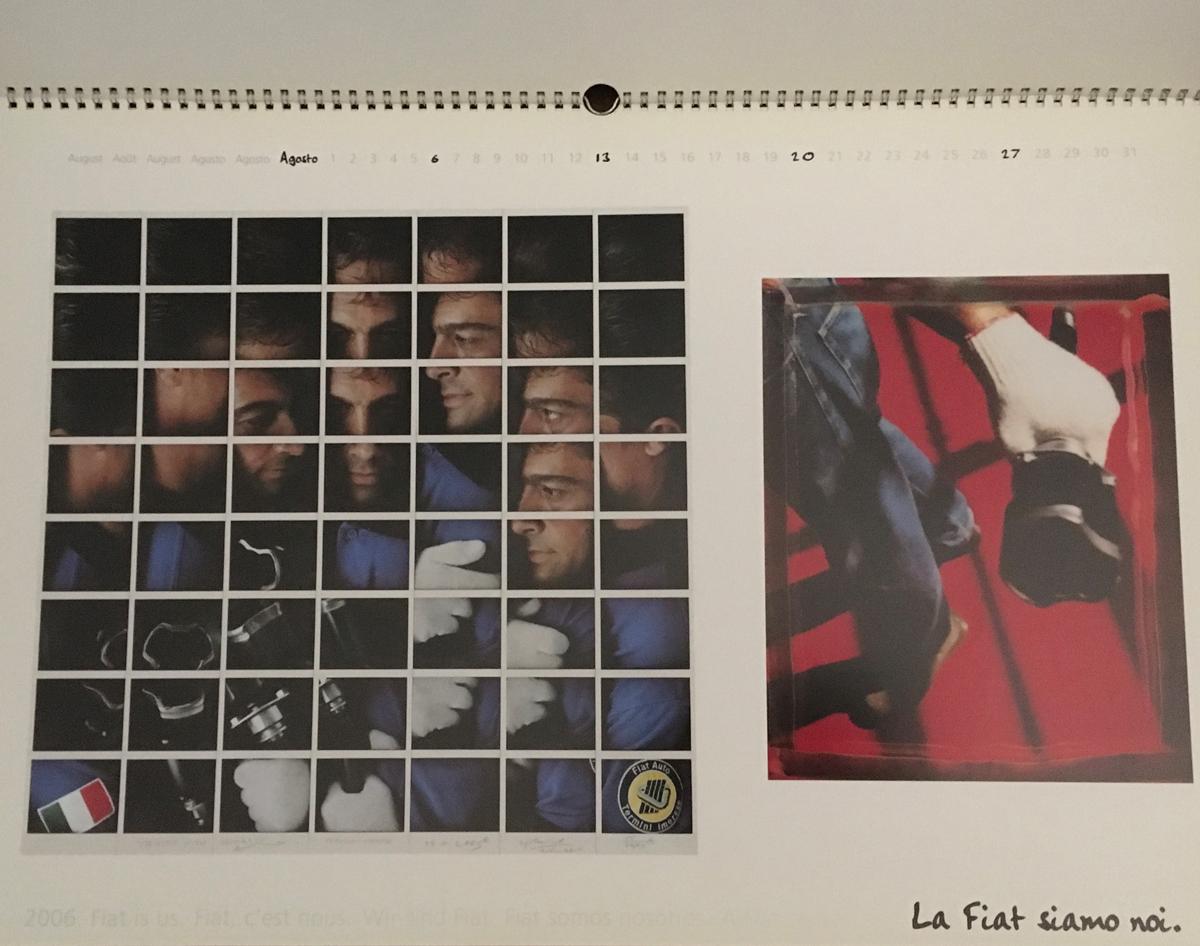 We're FIAT Maurizio Galimberti FIAT Calendar 2006 Pop Polaroid Prints on Paper For Sale 4
