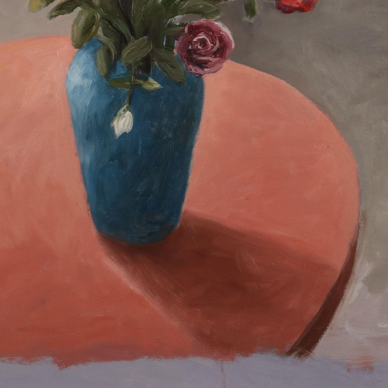 Olio su tela. Al retro firma, data e titolo dell' opera.
Il dipinto esprime lo stile morandiano di Maurizio Ligas, artista cresciuto negli anni Settanta e Ottanta ma che scelse uno stile antimoderno, giocato sulla luminosità dei suoi soggetti.
In