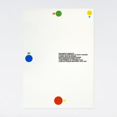 1988 Vintage Exhibition Poster Westfälischer Kunstverein ( It must be abstract)