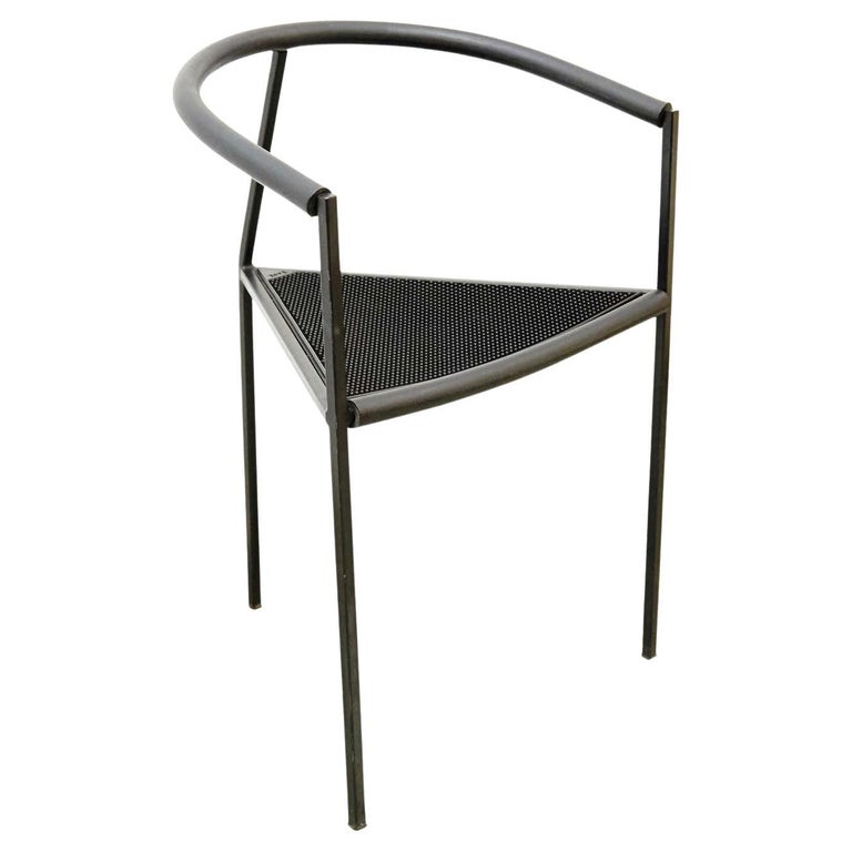 Maurizio Peregalli "Millepunte" Black Chair, circa 1985 For Sale